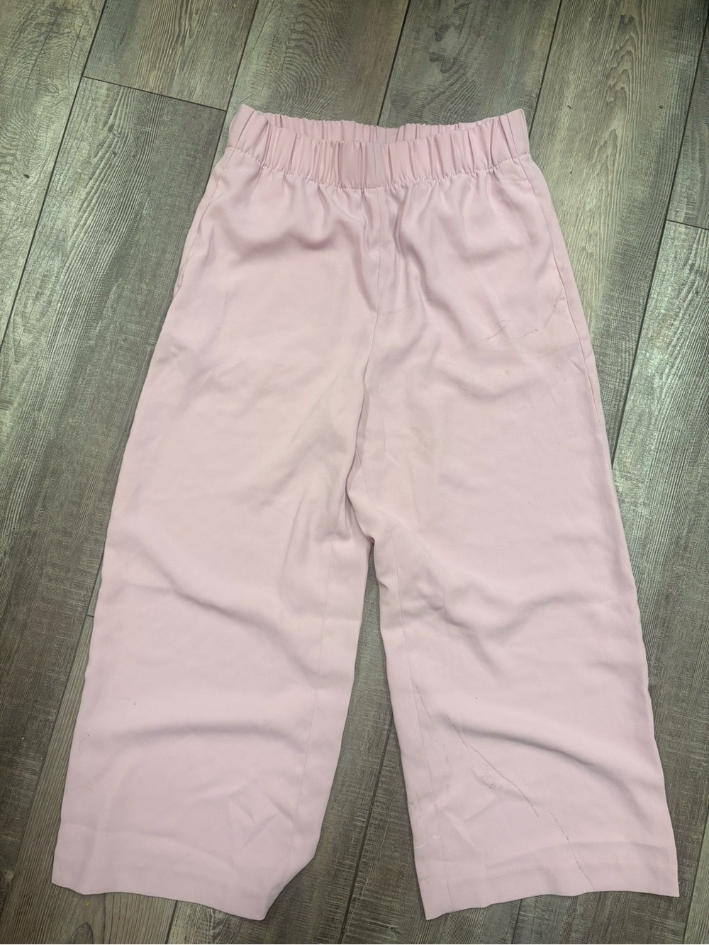 H&M Pale Pink Wide Leg Pants